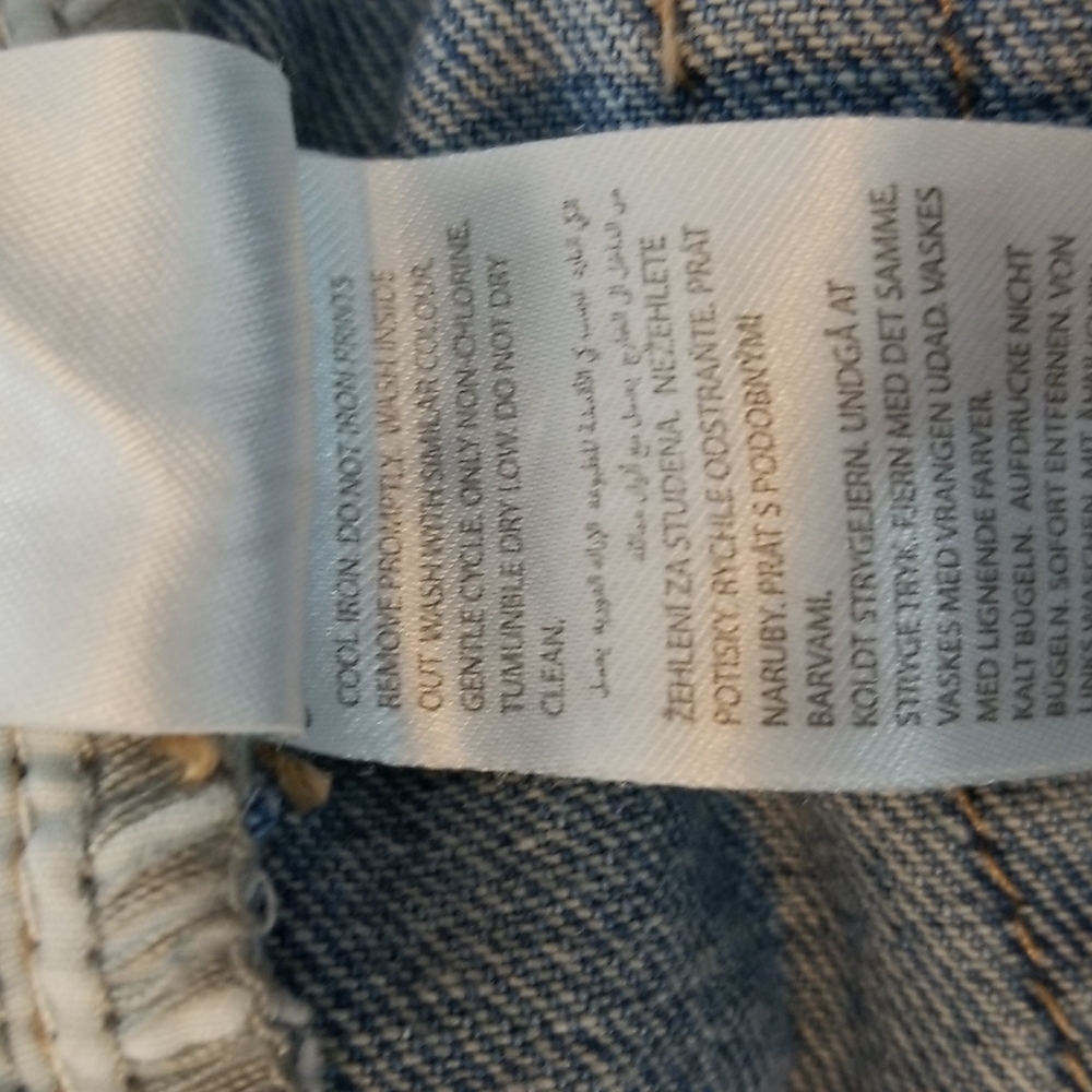 Adika Distressed Light Wash Blue Denim Jeans Medium - Picture 11 of 11